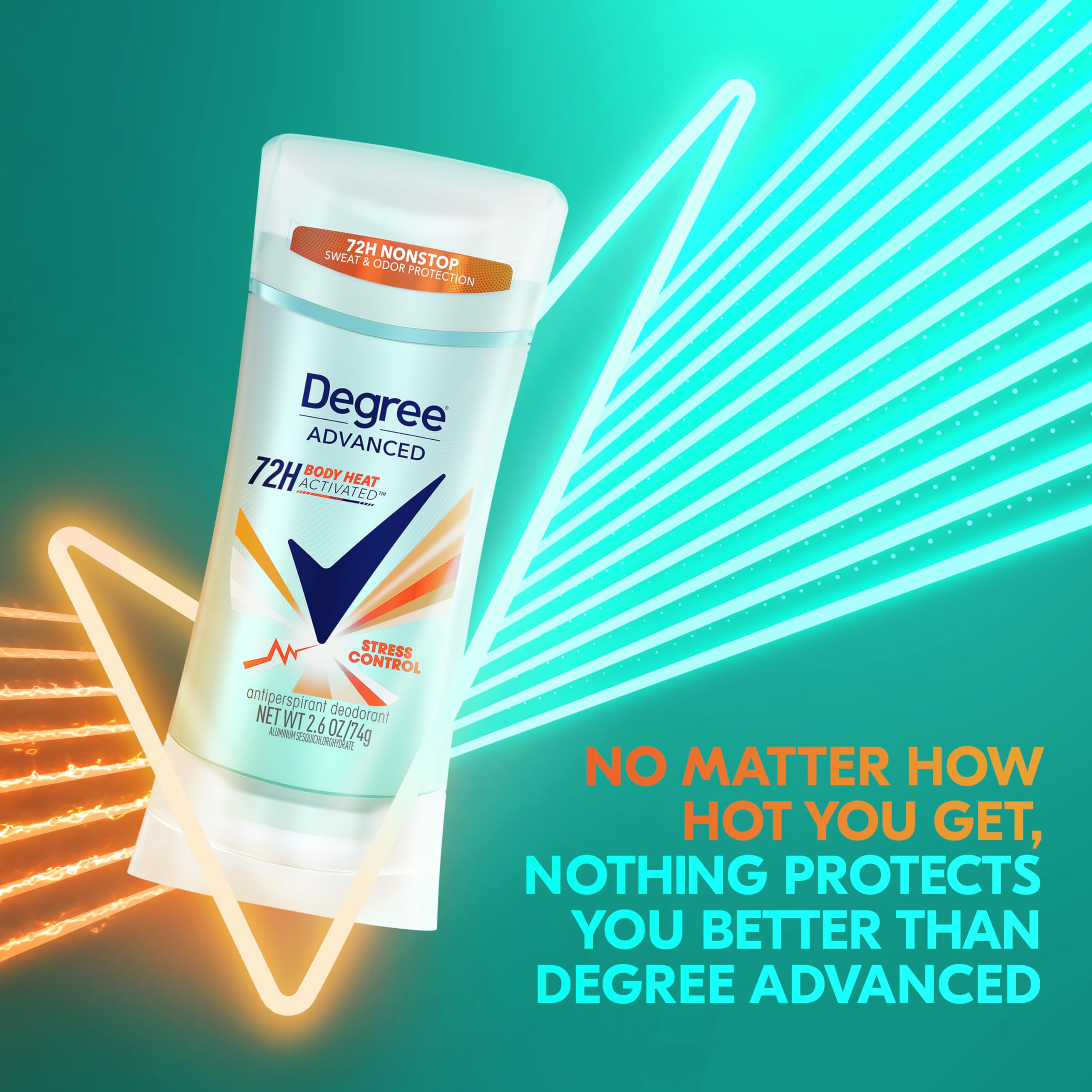 Degree Deodorant Women's Motion Sense Stress Control, 2.6 Ounce